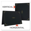Frames | Oxford 29900055BGD 11.25 in. x 8.75 in. Certificate Holder - Black (5/Pack) image number 3