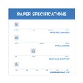 Copy & Printer Paper | Hammermill 10336-6 Colors 20 lbs. 8.5 in. x 11 in. Print Paper - Green (500/Ream) image number 2