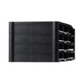 Desktop Organizers | Storex 61602U01C 12 Compartments 10.63 in. x 13.3 in. x 31.4 in. Literature Organizer - Black image number 4