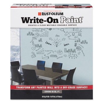 Rust-Oleum 72105 Write-On Paint Interior Matte Clear 16 Oz Pouch