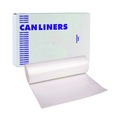  | Boardwalk V7658ENKR01 38 in. x 58 in. 60 gal. 19 mic High-Density Can Liners - Natural (150/Carton) image number 0