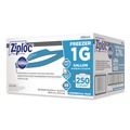  | Ziploc 364937 1 gal. 2.7 mil. 10.56 in. x 10.75 in. Zipper Freezer Bags - Clear (250/Carton) image number 2