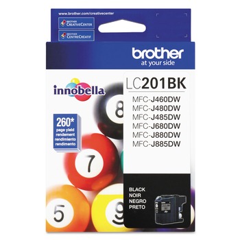 Brother LC201BK Innobella 260 Page-Yield Ink - Black