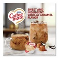 Condiments | Coffee-Mate 12182157 0.38 oz Mini Cups Bulk Liquid Coffee Creamer - Vanilla Caramel (180/Carton) image number 1