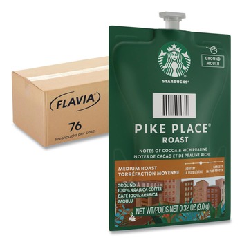 FLAVIA 48103 Starbucks Coffee Freshpack - Pike Place Roast (76/Carton)