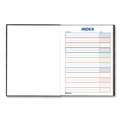 Just Launched | Blueline A9 9.25 x 7.25 Sheets 1-Subject Medium/College Rule Business Notebook with Self-Adhesive Labels - Black image number 3