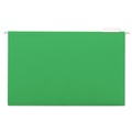 File Folders | Universal UNV14217EE 1/5 Cut Tab Legal Size Deluxe Color Hanging File Folders - Bright Green (25/Box) image number 4
