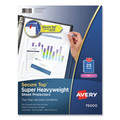 Sheet Protectors | Avery 76000 Super Heavy Gauge Secure Top Letter Sheet Protectors - Diamond Clear (25/Pack) image number 0