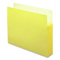 File Folders | Smead 73243 5.25 in. Expansion Colored File Pockets - Letter Size/Yellow image number 0