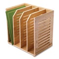 File Folders | Officemate 71006 Bamboo Magazine File 14.09 x 14.41 x 14.41 Brown image number 1