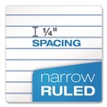 Notebooks & Pads | Ampad 20-322 8.5 in. x 11.75 in. Narrow Ruled Perforated Writing Pads - White (1-Dozen) image number 2