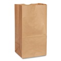 Paper Bags | Ross & Wallace Paper Products 100304500PK/BL 5 in. x 3.13 in. x 9.88 in. #4 Size Grocery Paper Bags - Kraft (500/Bundle) image number 1