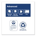 Toilet Paper | Tork TM6130S Advanced 2-Ply Septic Safe Bath Tissue - White (48/Carton) image number 6