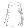 Food Service | Carlisle 4314307 1-Quart Commercial Plastic Measuring Cup - Clear image number 3