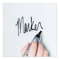 White Boards | U Brands 3688U00-01 20 x 5.5 Undated One-Week Cubicle Glass Dry Erase Board - White Surface image number 4