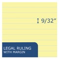 Notebooks & Pads | Roaring Spring 74712 8.5 in. x 11 in. 40-Sheet Recycled Pad - Wide/Legal Rule, Canary-Yellow (1-Dozen) image number 2