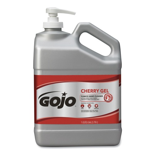  | GOJO Industries 2358-02 1 Gallon Cherry Gel Pumice Hand Cleaner - Cherry Scent image number 0