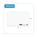 White Boards | MasterVision MB8034397R 11.88 in. x 8.25 in. Dry Erase Lap Board - White Surface image number 1