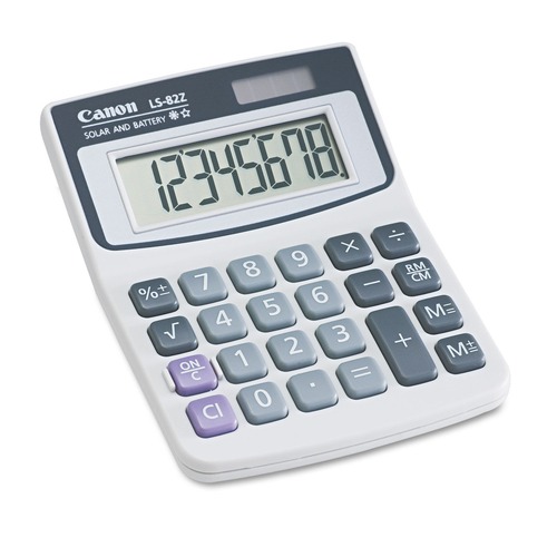 Calculators | Canon 4075A007 8-Digit LCD LS82Z Minidesk Calculator image number 0