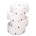 Register & Thermal Paper | PM Company 6507 3.13 in. x 1,960 ft. 0.69 in. Core Direct Thermal Printing Thermal Paper Rolls - White (4/Carton) image number 1