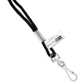 Label & Badge Holders | SICURIX BAU68909 36 in. Long Metal Hook Fastener Nylon Rope Lanyard - Black image number 2