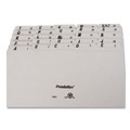 Just Launched | Pendaflex PN925 Recycled Top Tab File Guides, Alpha, 1/5 Tab, Pressboard, Letter (25-Piece/Set) image number 1