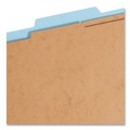 File Folders | Smead 65165 2 Dividers Legal Size FasTab Hanging Pressboard Classification Folders - Blue image number 3