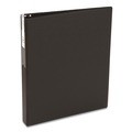 Binders | Avery 04301 1 in. Capacity 11 x 8.5 Economy Non-View Binder with 3 Round Rings - Black image number 1