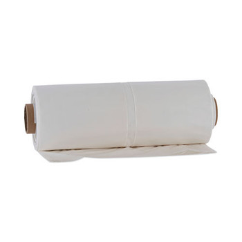 Boardwalk K7663WCK 38 in. x 63 in. 60 Gallon 2.7 mil Industrial Drum Liners Rolls - Clear (50/Carton)