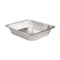  | Handi-Foil 32135 10.38 in. x 12.75 in. Half-Size Deep Aluminum Steam Table Pans (100/Carton) image number 0