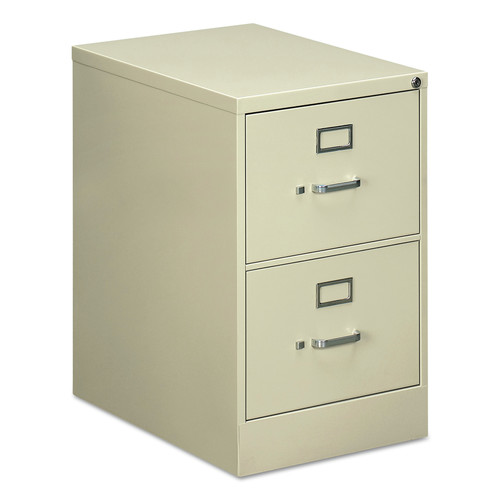Office Filing Cabinets & Shelves | Alera 25474 18 in. x 25 in. x 28.38 in. 2-Drawer Legal-Size Economy Vertical File - Putty image number 0