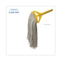 Just Launched | Boardwalk BWK220CCT 20 oz. Premium Cut-End Cotton Wet Mop Heads - White (12/Carton) image number 5