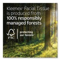 Paper Towels and Napkins | Kleenex 54308 Ultra Soft 3-Ply Facial Tissue - White (12/Carton) image number 8