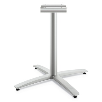 HON HBTTX30L.PR8 Between Seated-Height 32.68 in. x 29.57 in. X-Base for 42 in. Table Tops - Silver