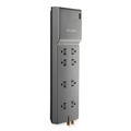 Surge Protectors | Belkin BE108230-12 Home/office Surge Protector, 8 Outlets, 12 Ft Cord, 3390 Joules, Dark Gray image number 0