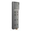 Surge Protectors | Belkin BE108230-12 3390 J 8 AC Outlets 12 ft. Cord Home/Office Surge Protector - Dark Gray image number 0