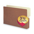 File Folders | Smead 74624 3.5 in. Expansion Legal Size Drop-Front End Tab File Pockets - Redrope (10/Box) image number 4