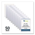 Sheet Protectors | C-Line 65004 2 mil 9 in. x 12 in. Cleer Adheer Self-Adhesive Laminating Film - Non-Glare Clear (50/Box) image number 1
