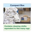 Cleaning & Janitorial Supplies | Tork 520374 16.34 x 14 1-Ply Industrial Cleaning Cloths - Gray (210/Carton) image number 5