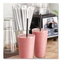Cutlery | Hoffmaster 61612099 5.75 in. Aardvark Paper Straws - Black (3200/Carton) image number 3