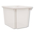 Boxes & Bins | HON HFMBIN12 Flagship 12.75 in. x 16 in. x 12 in. 1 Section Storage Bins - Translucent White image number 0
