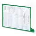 File Folders | Smead 61952 1/3-Cut End Tab Out 8.5 in. x 11 in. Colored Poly Out Guides with Pockets - Green (25/Box) image number 1