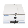 Mailing Boxes & Tubes | Bankers Box 00003 LIBERTY 6.25 in. x 24 in. x 4.5 in. Check and Form Boxes - White/Blue (12/Carton) image number 0