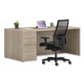 Office & Office Supplies | HON H105896L.LKI1LKI1 10500 Series 72 in. x 36 in. x 29.5 in. Single Full-Height Pedestal Desk - Kingswood Walnut image number 3