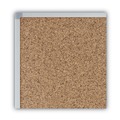 Bulletin Boards | Mead 85360 Economy 24 x 18 Cork Board with Aluminum Frame - Tan Surface/Silver Aluminum Frame image number 2