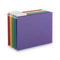 File Folders | Smead 64020 1/3-Cut Tabs Letter Size Color Hanging Folders - Assorted Colors (25/Box) image number 2