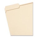 Just Launched | Smead 10339 1/3-Cut Assorted Tabs 0.75 in. Expansion 100% Recycled Manila Top Tab File Folders - Letter Size, Manila (100/Box) image number 1
