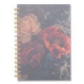 Notebooks & Pads | AT-A-GLANCE 1768200 8.5 in. x 5.5 in. 12-Month (Jan-Dec 2026) Midnight Garden Weekly/Monthly Planner - Black/Pink/Green Cover image number 4