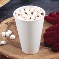 Cups and Lids | SOLO DWTG16W Thermoguard 16 oz Sustainable Forest Print Insulated Paper Hot Cups - White (600/Carton) image number 4