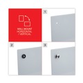White Boards | Universal UNV43233 48 in. x 36 in. Frameless Glass Marker Board - White Surface image number 5
